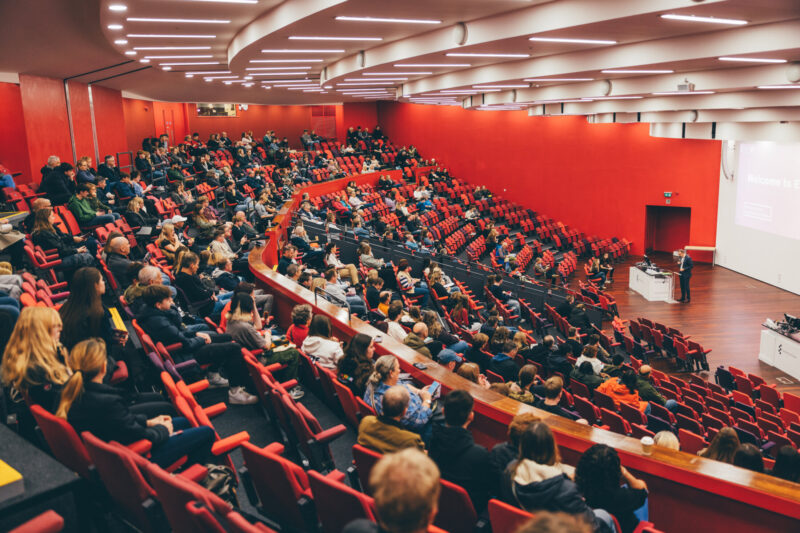 large conference being held in our Ivor Crewe building