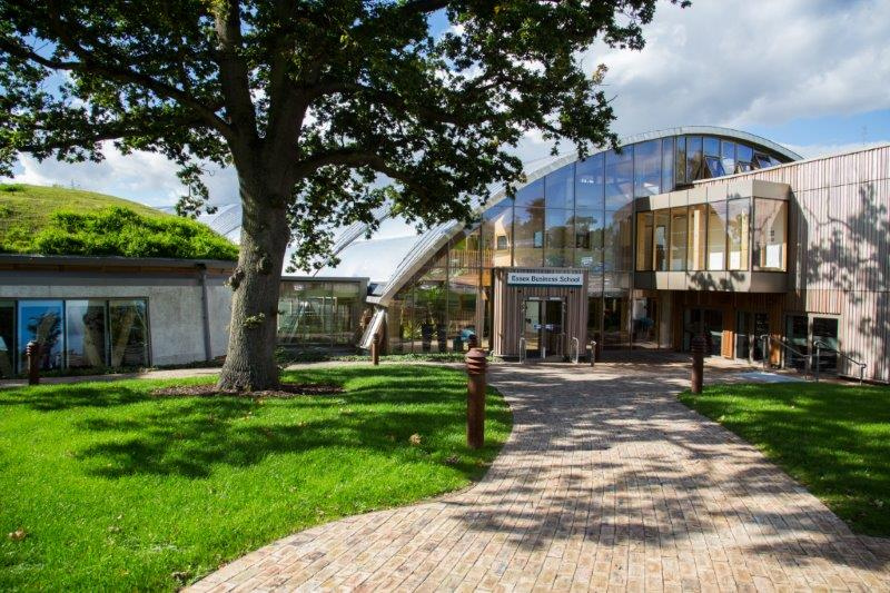 exterior of the sustainable venue, Essex Business School